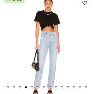 Agolde criss cross straight jeansNWT